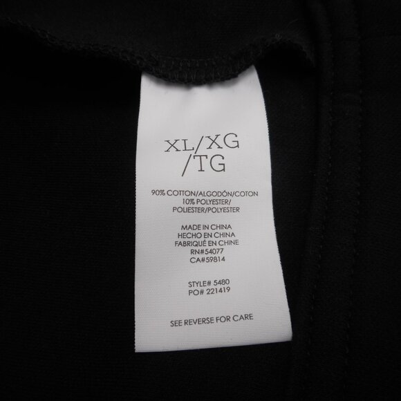 Cabi Womens XL Black Around The Clock Blazer Jacket Knit Stretch Career Zip 5480 - Picture 9 of 10